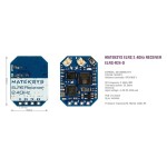 Original MATEKSYS ELRS-R24-D/ELRS-R24-S 2.4GHz ExpressLRS ELRS CRSF Protocol Long Range Receiver for  Drone